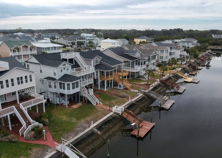 Houses at the beach